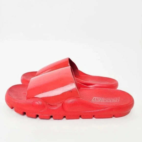 Jeffrey Campbell Red Slip On Slide Sandals - 9 - Picture 5 of 7